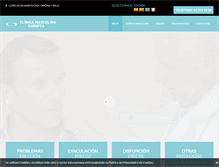 Tablet Screenshot of clinica-masculina.com